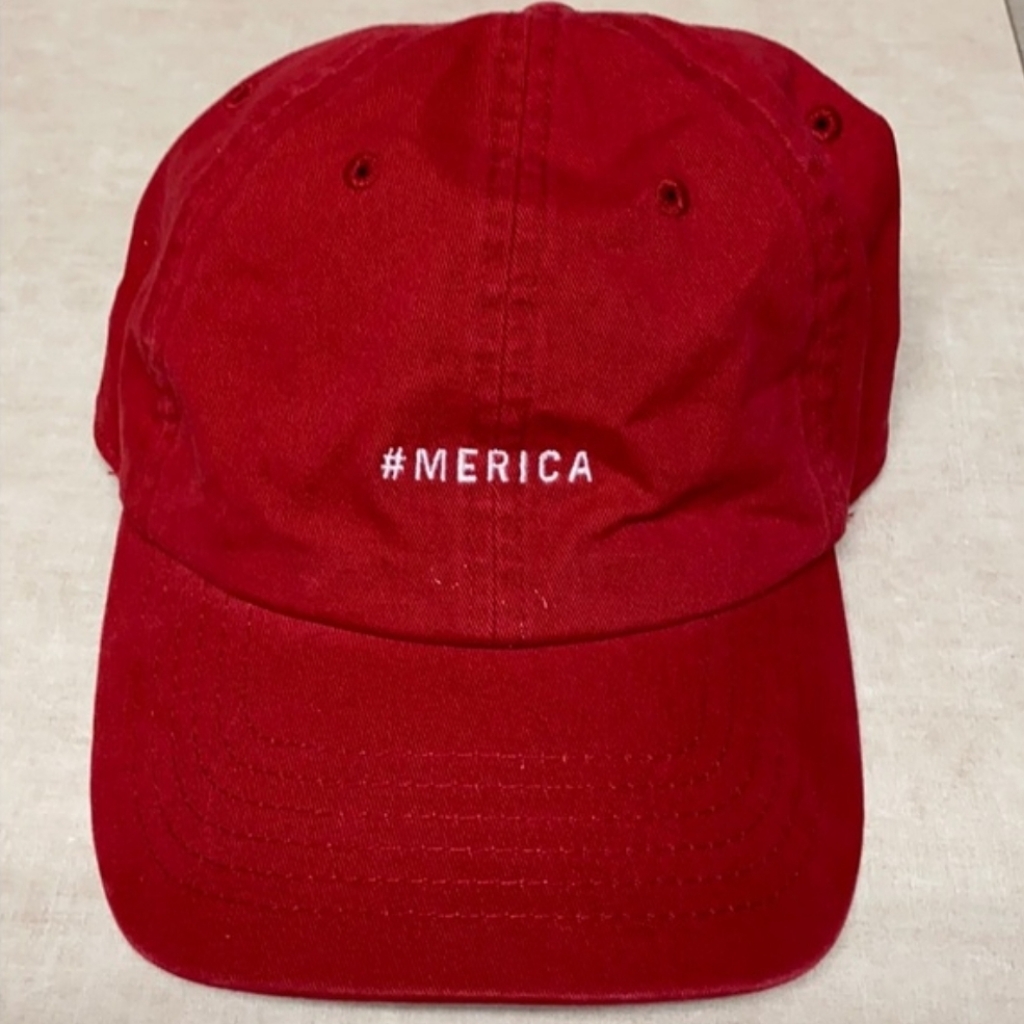 Merica Strapback Slouch Baseball Hat
